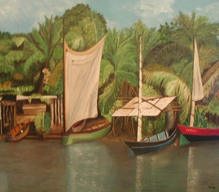 Oeuvre port haitien de sandrel dominique