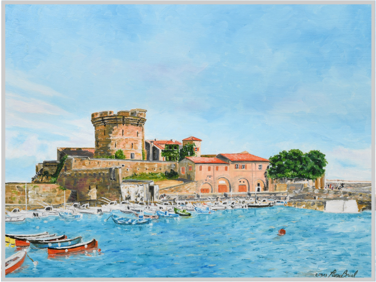 Oeuvre le port de socoa de pierre brial