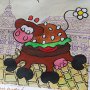 Oeuvre la burger cow parade de david garcia